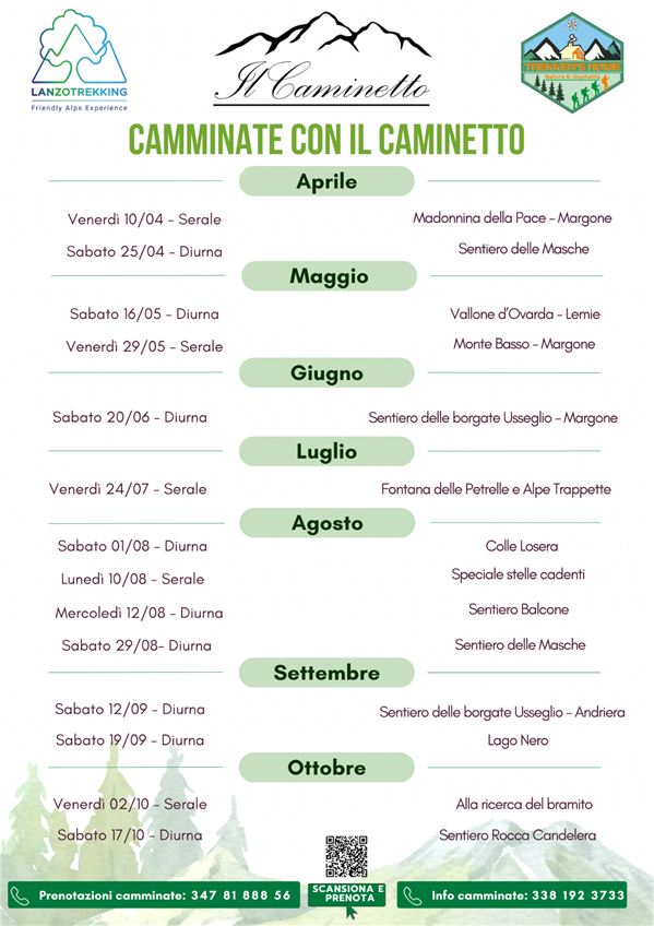Camminate con il Caminetto